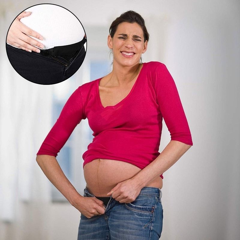 Extension de pantalon élastique et ajustable pour femme enceinte